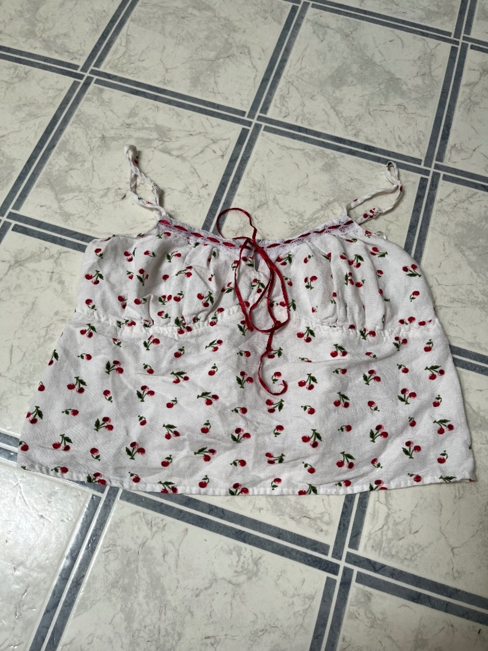 Japna cherry babydoll top